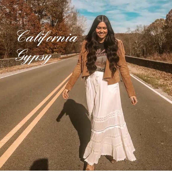 Gypsy hippie boho festival summer skirt - Picture 8 of 10